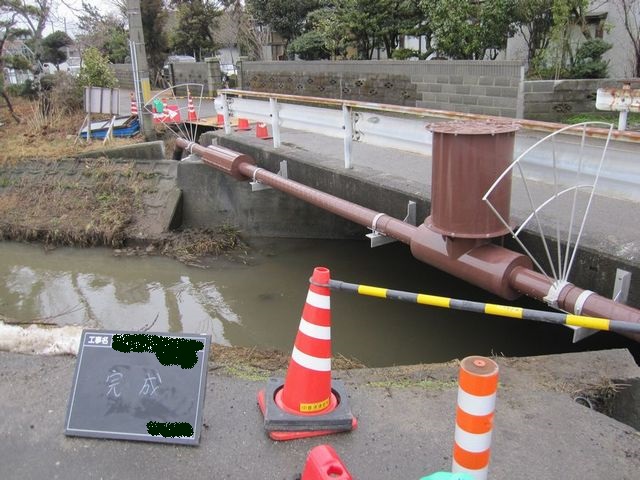 写真｜新発田市 橋梁添架管